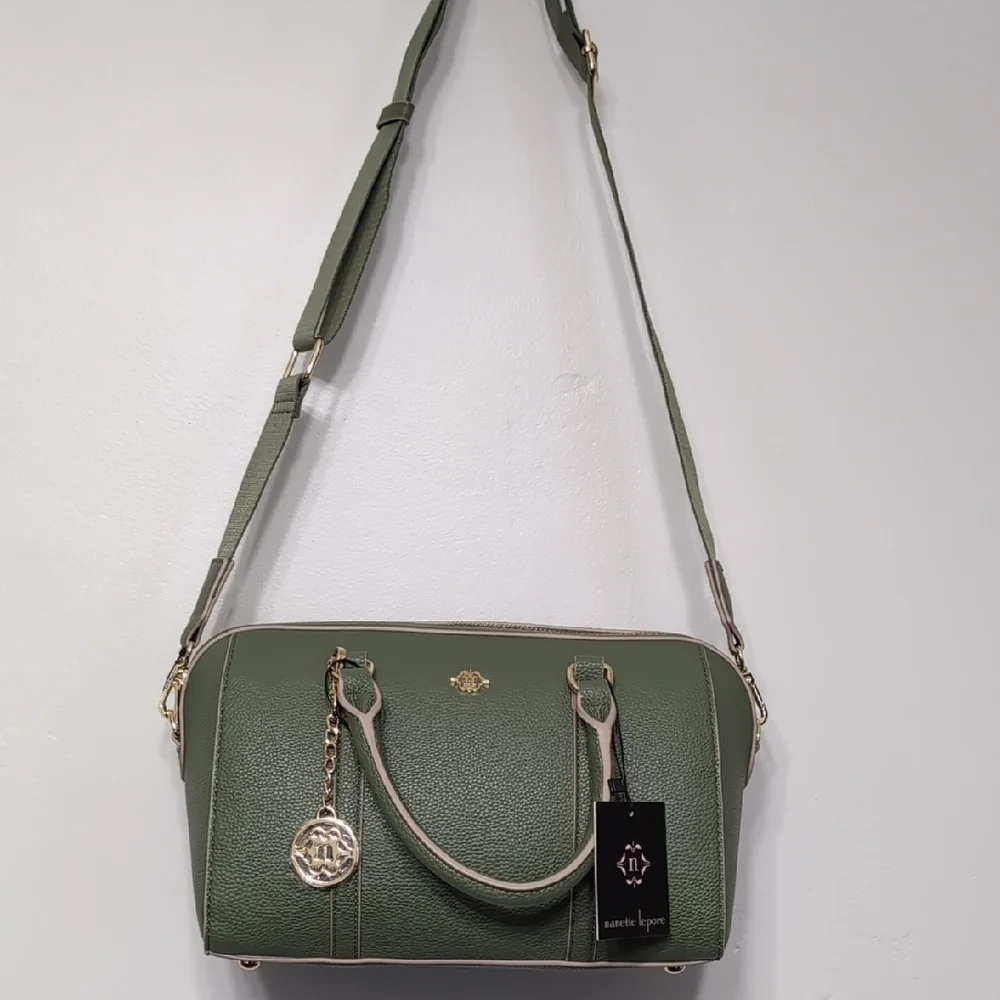 Nanette Lepore Olive Green Jax Satchel - Picture 5 of 12